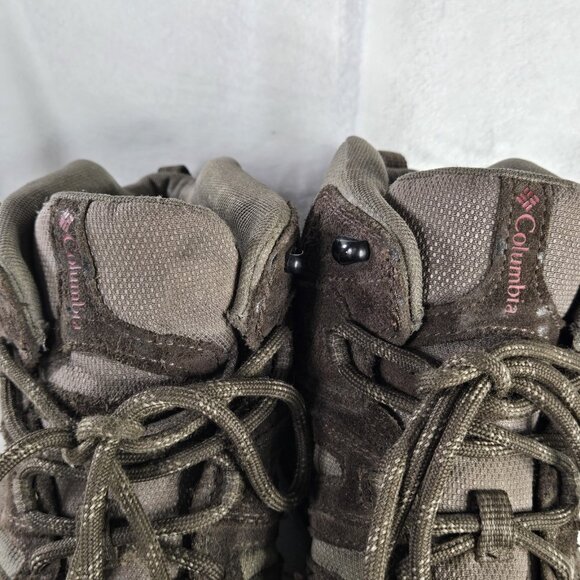 Columbia Mens Hi Top Lace-up Hiking Shoes Mens Size 13 Brown - Picture 3 of 11
